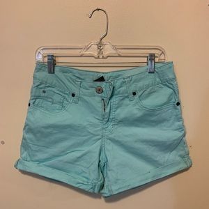 Women’s 4 | teal shorts | Faded Glory